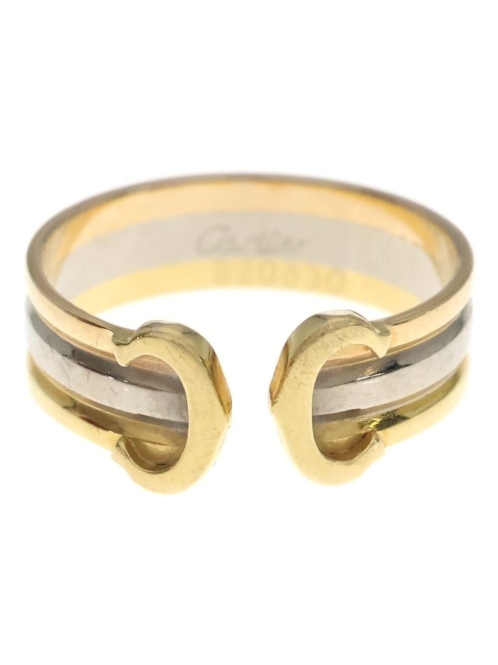 Cartier 2C Ring Gold White Pink